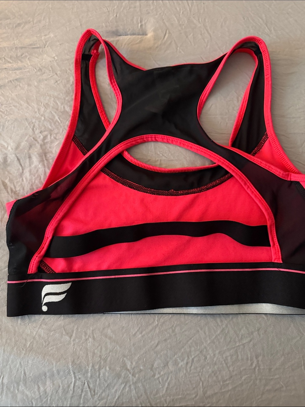 Fabletics pink and Black Leggings & Sports Bra Set - Picture 4 of 4